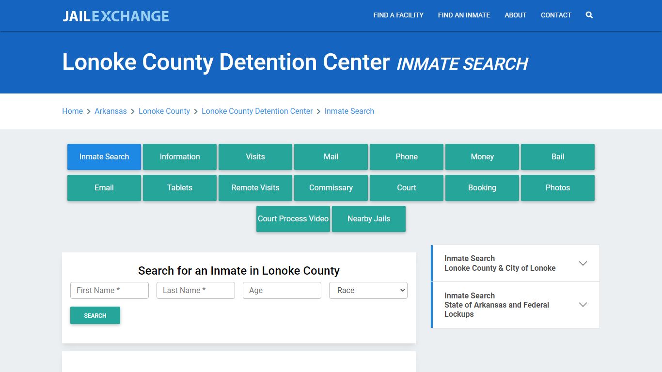 Lonoke County Detention Center Inmate Search - Jail Exchange